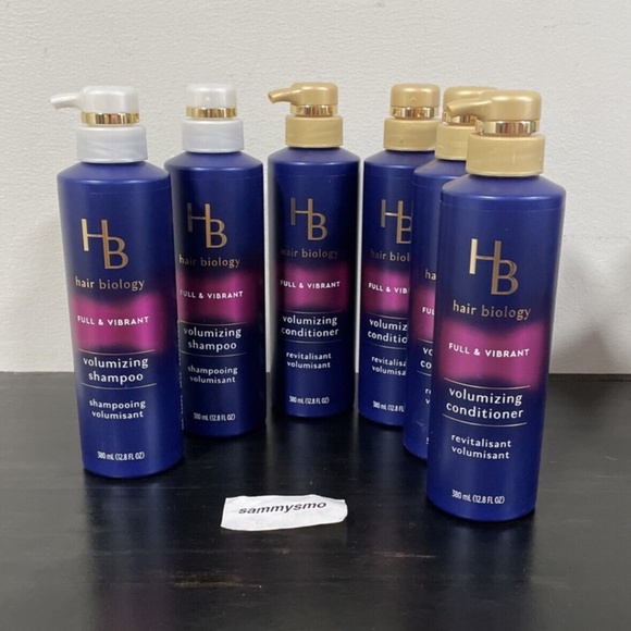HB Hair Biology Full & Vibrant Volumizing Shampoo & Conditioner, 12.8 oz, x6 - Picture 1 of 3